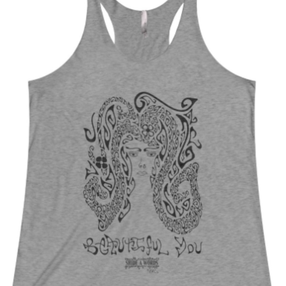 Beautiful You Racerback Tank - Picture 2 of 2